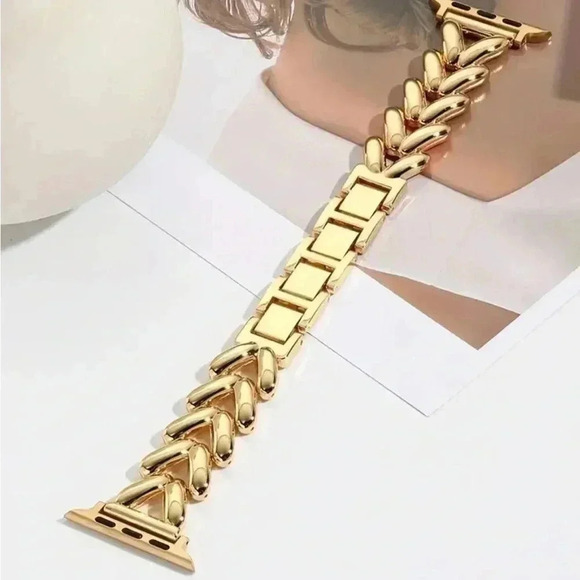 Stylish Stainless Steel Apple Watch Band - Picture 2 of 7